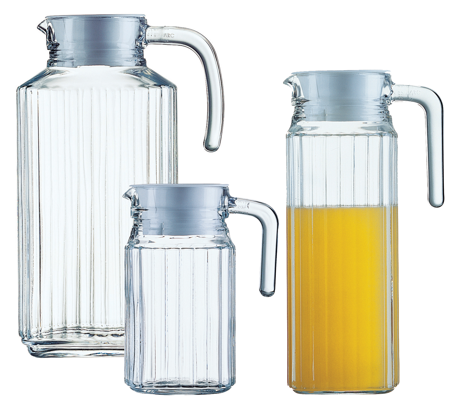 Pichets en verre