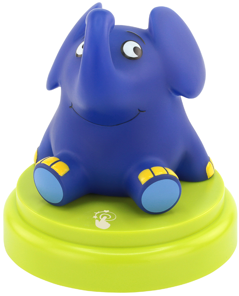 ANSMANN Veilleuse mobile 'Elephant', bleu/vert