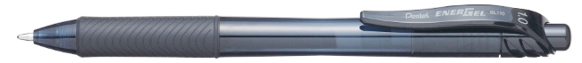 Pentel Stylo roller à encre gel EnerGel-X BL110, noir