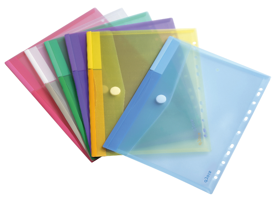 Pochettes à documents, perforées