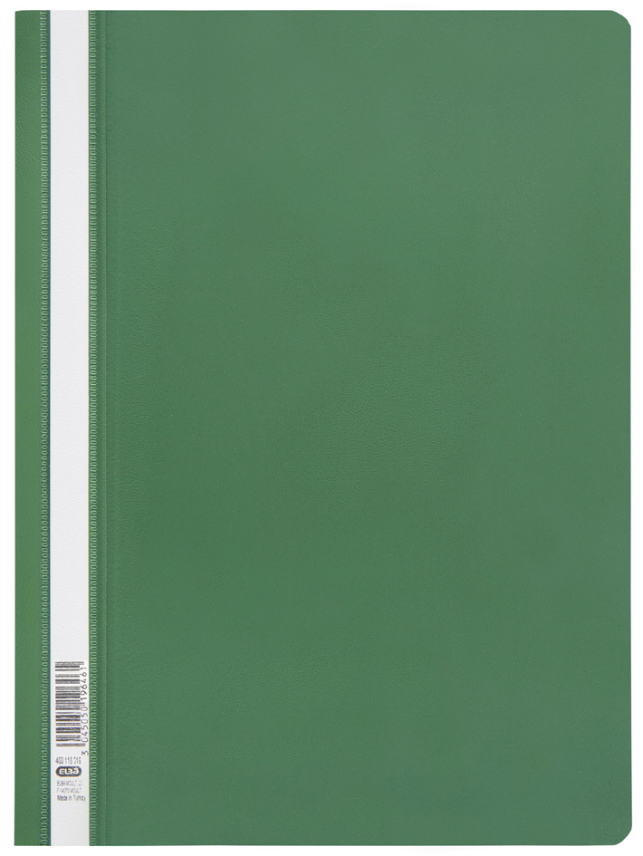 Oxford Chemise à lamelle, A4, PP, vert