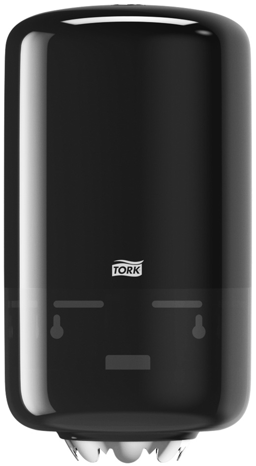 Distributeur de papier nettoyant à dévidage central Mini ELEVATION, noir