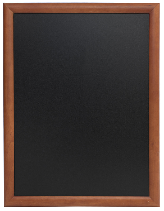 Securit Ardoise murale UNIVERSAL, avec cadre en bois, marron