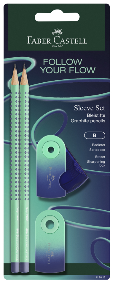Kit d'écriture GRIP Flow Edition, buzzing blue