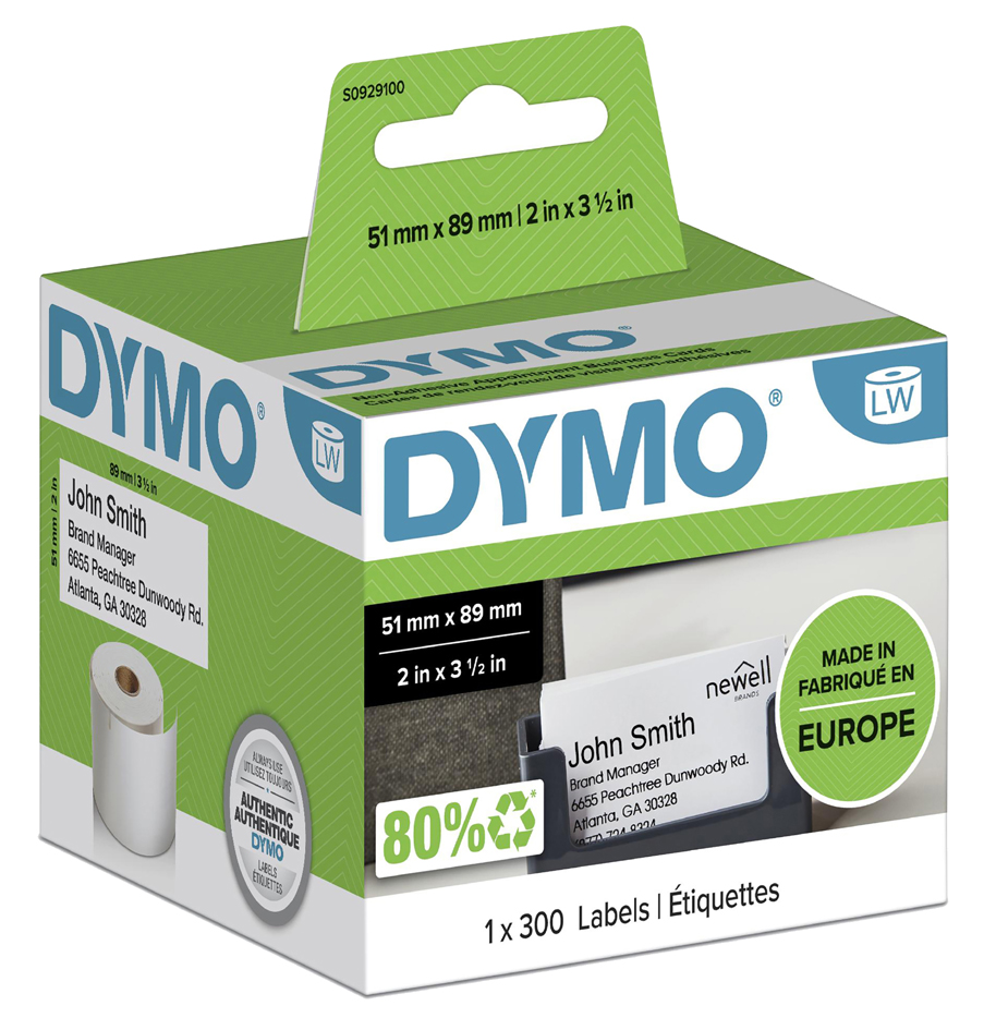 Étiquette pour badge nominatif LabelWriter, 89 x 51 mm