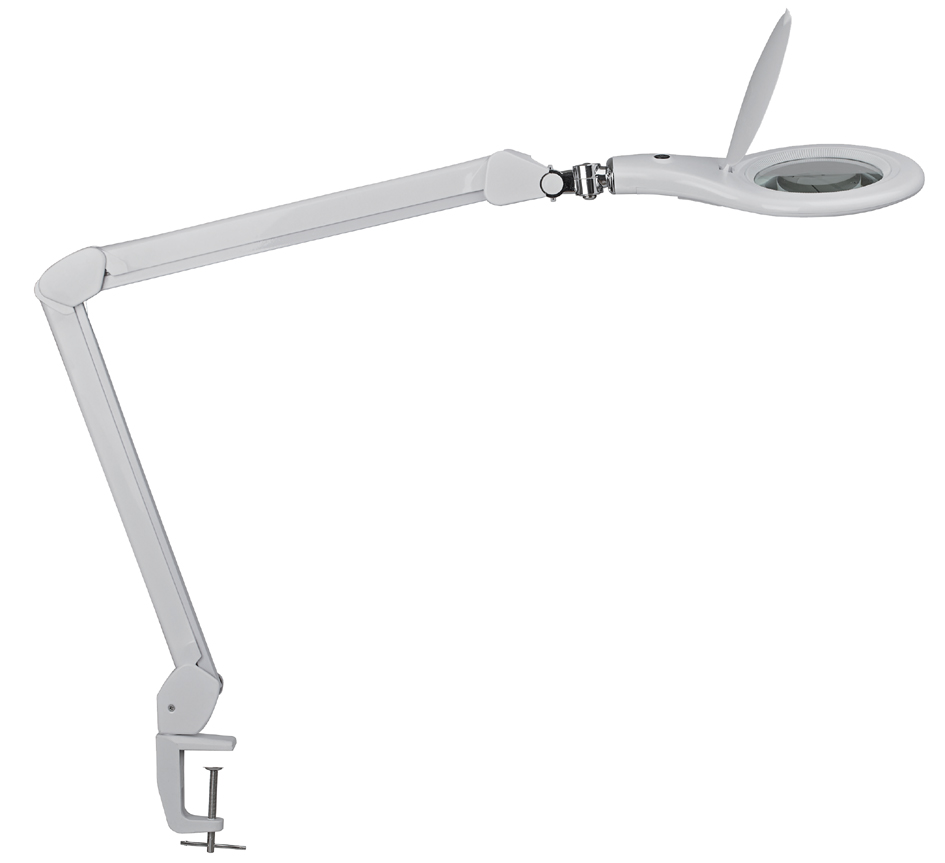 Lampes loupe avec pince