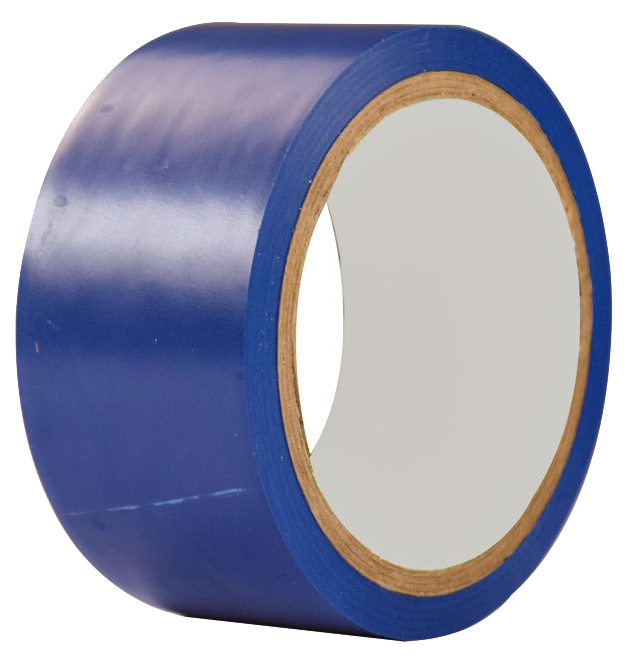 rillprint Bande de marquage au sol, 50 mm x 33 m, bleu