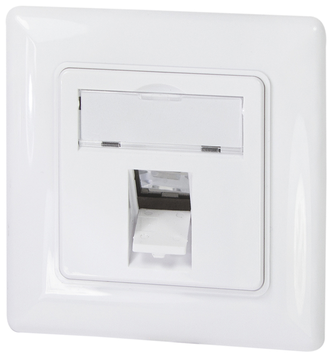 Boîtier d'encastrement pour module keystone, 1 port