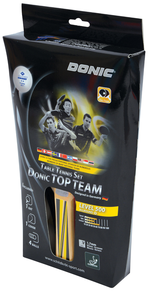 Kit cadeau tennis de table "Top Team 500", emballage