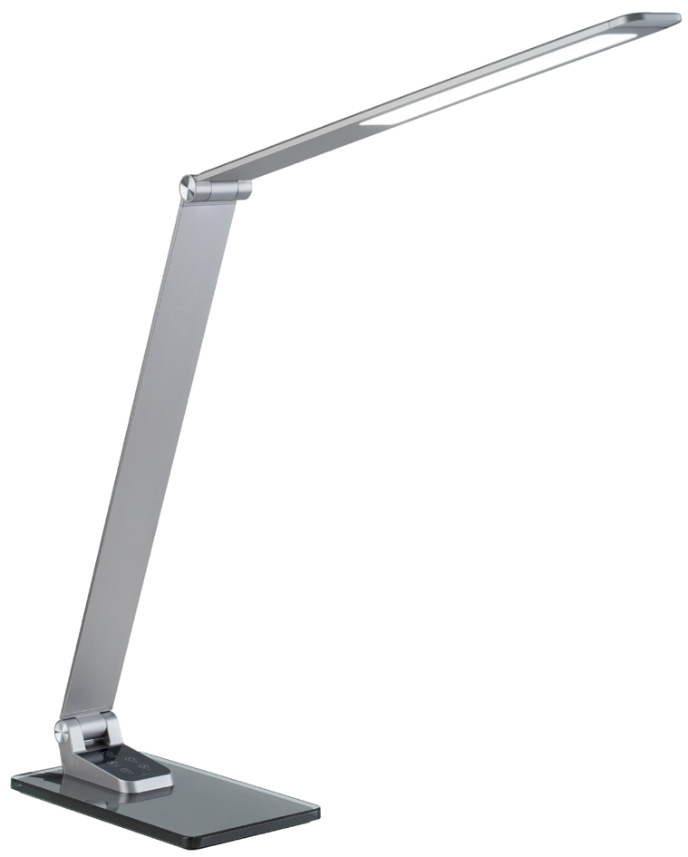 PAPERFLOW Lampe de table à LED OLGA, socle, gris