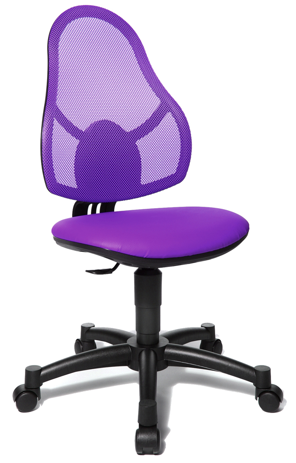 Fauteuil pivotant pour enfant "OPEN ART JUNIOR", violet