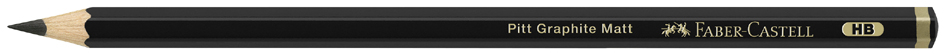 FABER-CASTELL Crayon graphite PITT GRAPHITE Matt, dureté 10B