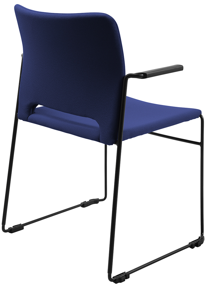 Chaise visiteur "Visit Lite", rembourré - vue arrière