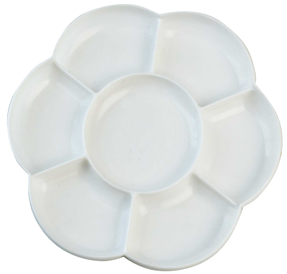 KREUL Palette de peinture SOLO Goya, plastique, rond, blanc