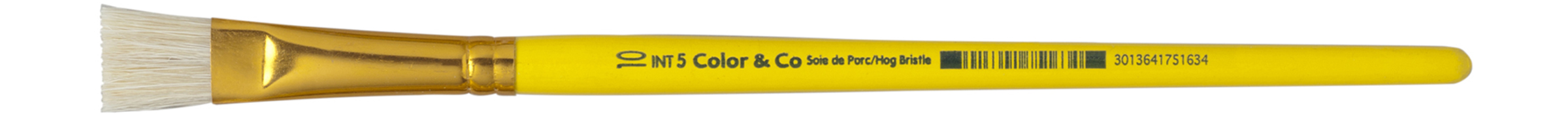 LEFRANC BOURGEOIS Pinceau brosse en soie de porc, plat, N.10