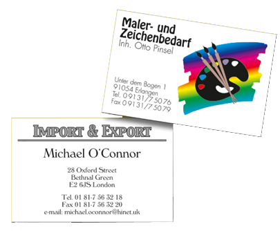 Cartes de visite