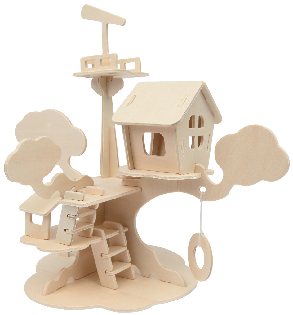 Marabu KiDS Puzzle 3D 'Cabane dans l'arbre', 37 pièces