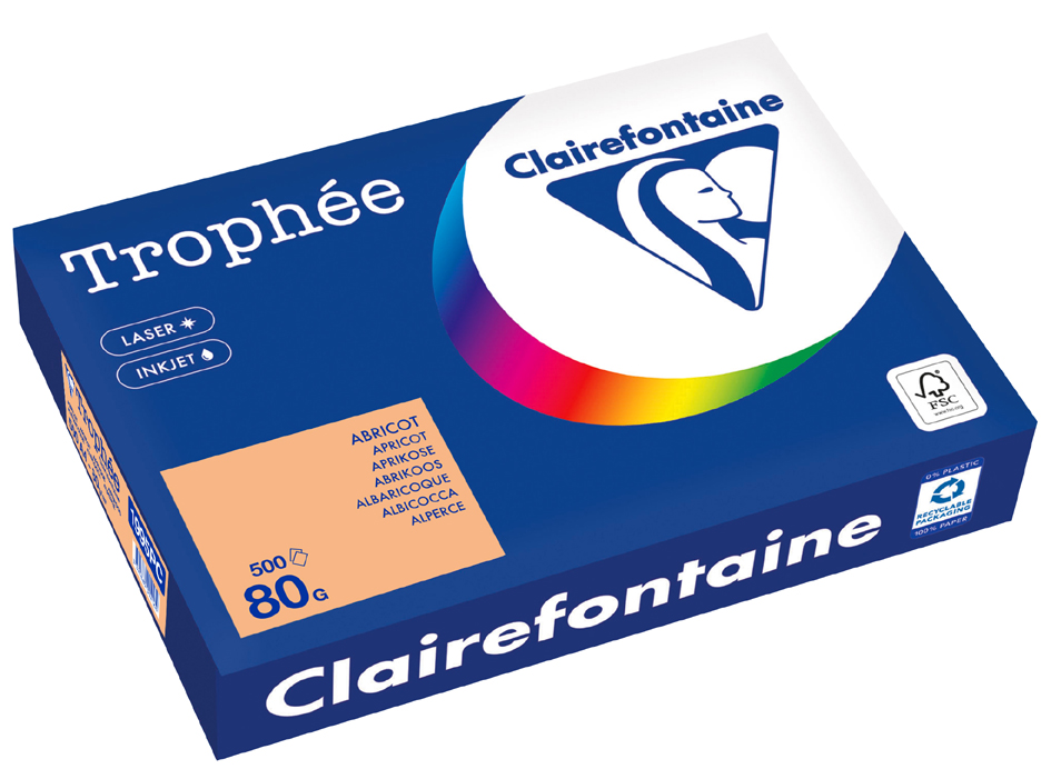 Clairefontaine Papier universel Trophée, A4, assorti intense