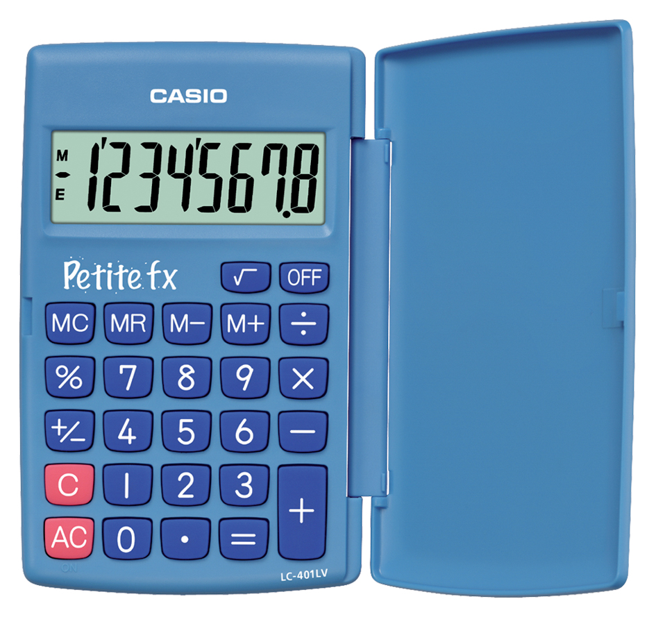 CASIO calculatrice LC-401 LV-BU 'Petite fx'