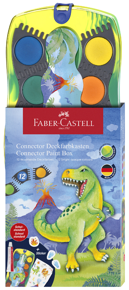 Boîte de peinture CONNECTOR Dino, emballage