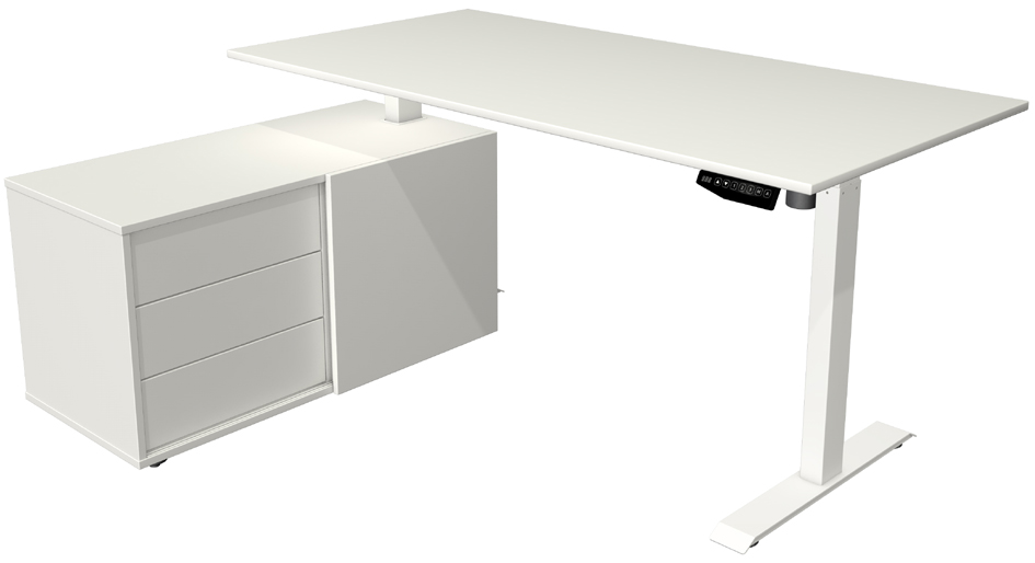 kerkmann Poste de travail complet Move 1, blanc