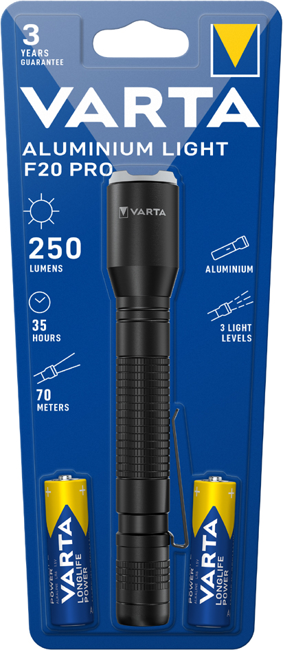 Lampe de poche LED "Aluminium Light F20 Pro", emballage