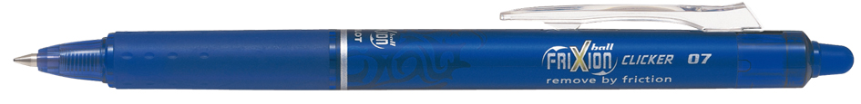 PILOT Stylo roller FRIXION BALL CLICKER 07, bleu