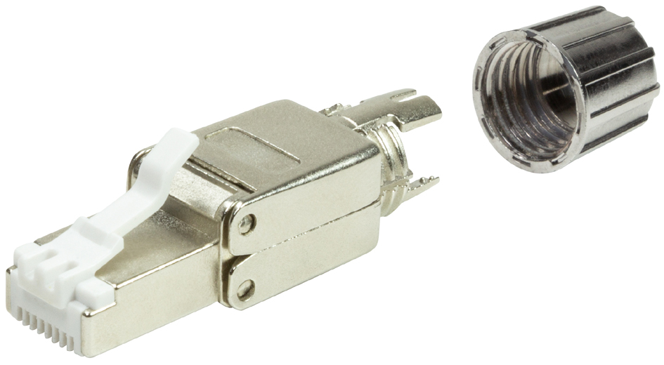 Connecteur RJ45 EconLine, pour montage sans outil, Cat.8.1, blindé