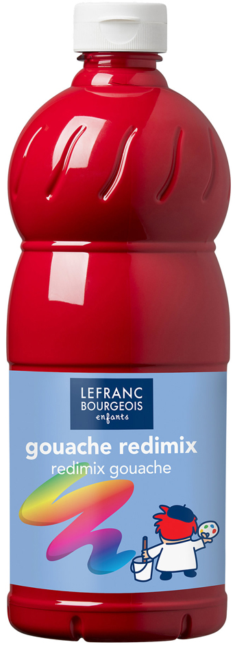 LEFRANC BOURGEOIS Gouache liquide 1.000 ml, rouge primaire