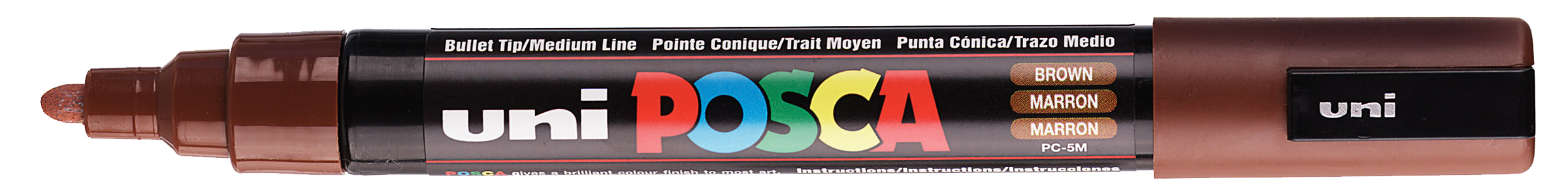 POSCA Marqueur à pigment PC-5M, marron