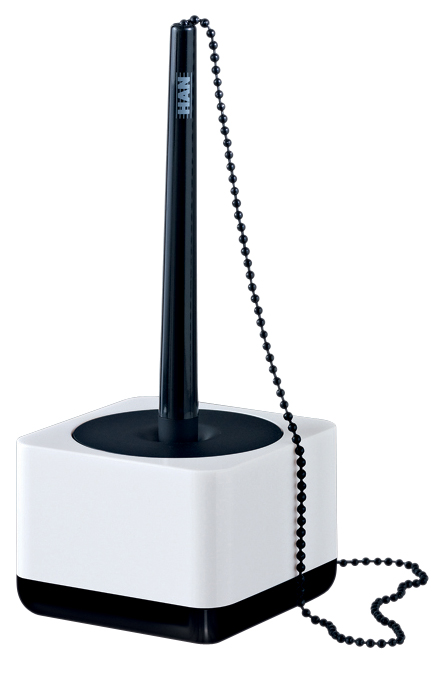 HAN Porte-stylo à bille i-Line, plastique, blanc / noir