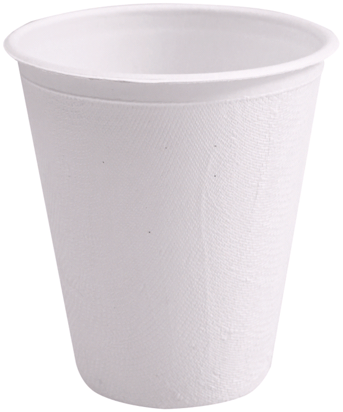 Gobelets jetables, canne à sucre