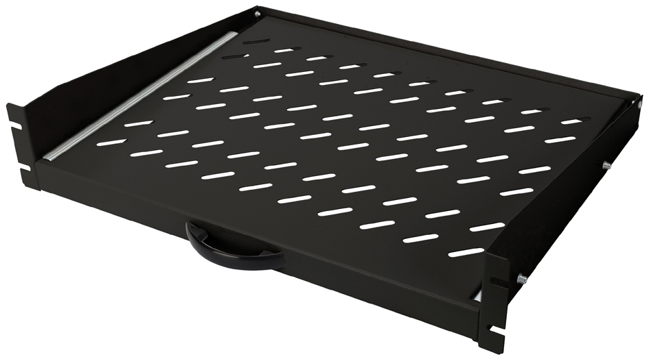 DIGITUS Etagère amovible pour montage fixe 19', 2U, gris