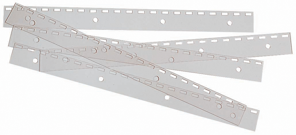 GBC Bande de classement FileStrips, reliure plastique/métal