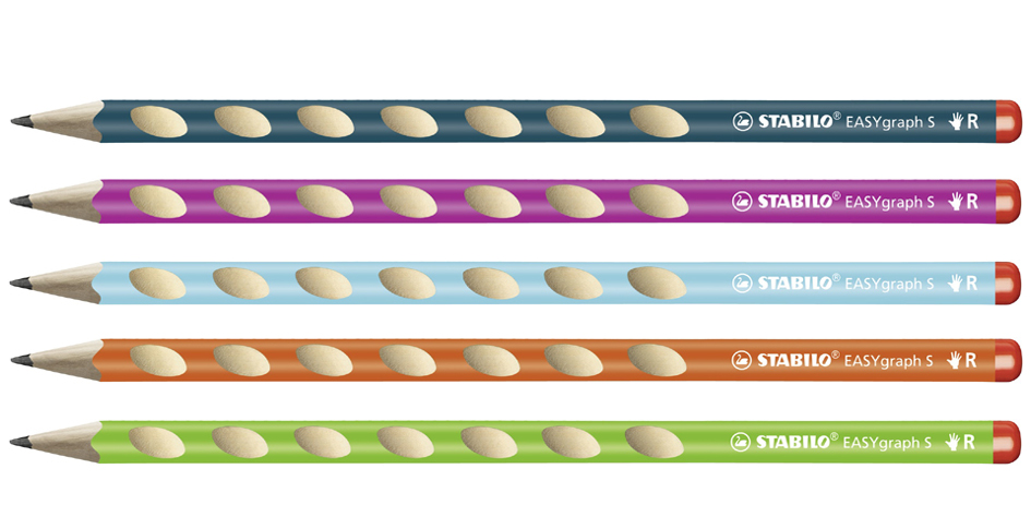 Crayon EASYgraph S, pour droitiers, sélection de couleurs