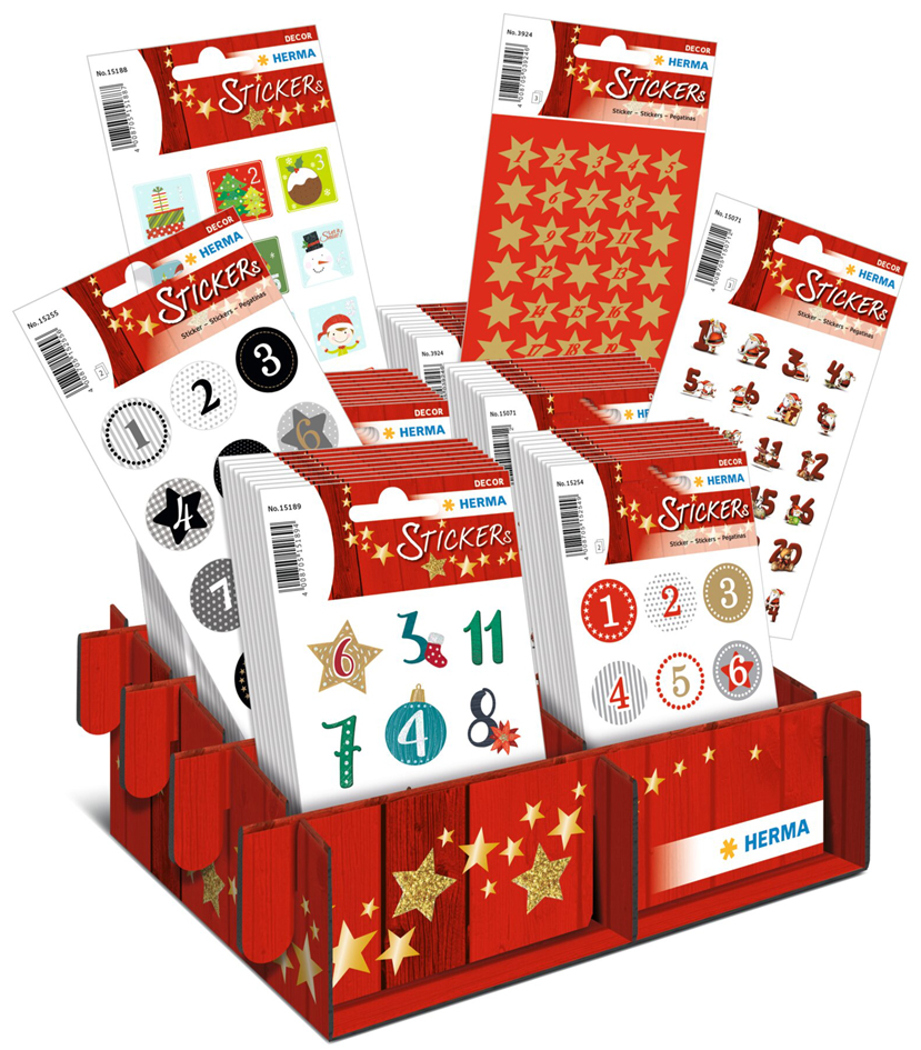 HERMA Sticker de Noël DECOR 'Calendrier de l'Avent'