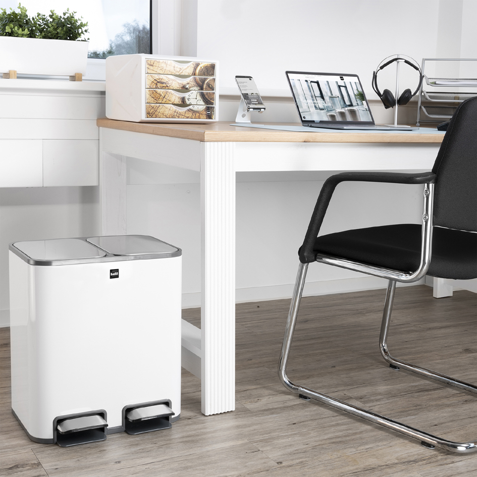 Poubelles de tri sélectif, métal