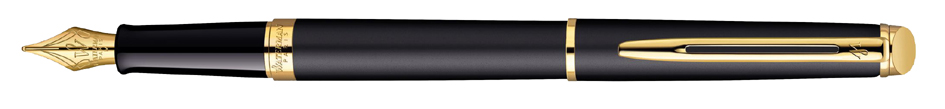 WATERMAN Stylo plume Hémisphère, Mat Noir G.T.