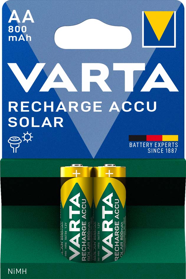 Pile "RECHARGE ACCU Solar", emballage