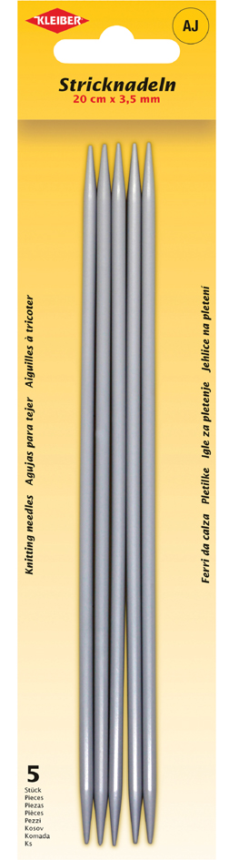 KLEIBER Set d'aiguilles à tricoter, 200 mm x 3,5 mm