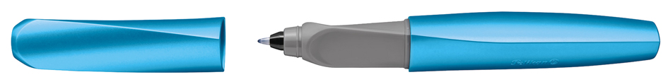 Pelikan Twist Stylo roller Frosted Blue, bleu-métallique