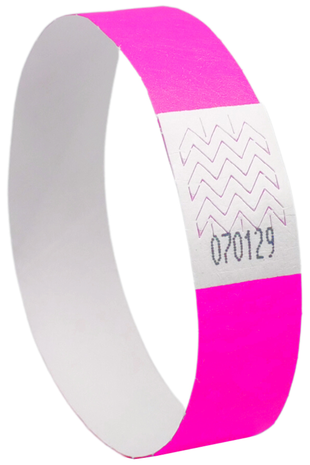 AVERY Bracelet imprimable, 256 x 19 mm, rose fluo