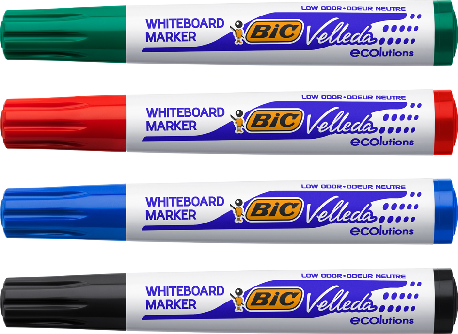 Marqueur pour tableau blanc Velleda 1701 Ecolutions, couleurs