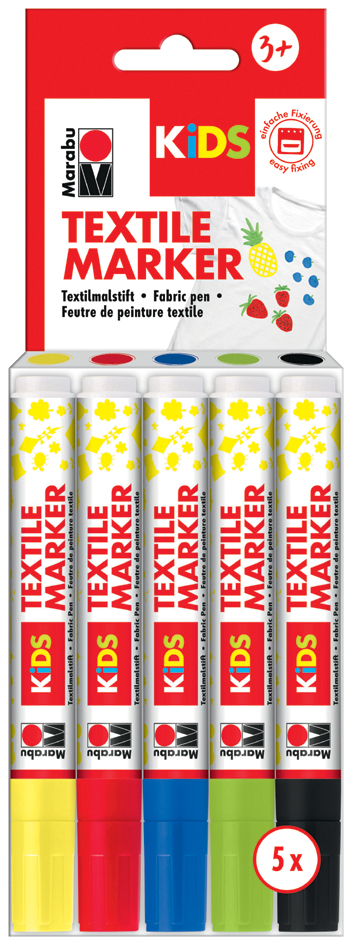Marqueurs pour textiles, kit