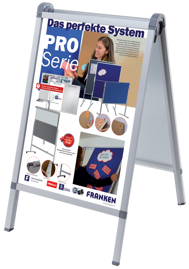 FRANKEN Panneau d'affichage 'Outdoor PRO', A1, 640 x 1100 mm