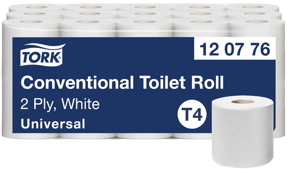 TORK Papier toilette, 2 couches, grand paquet, blanc