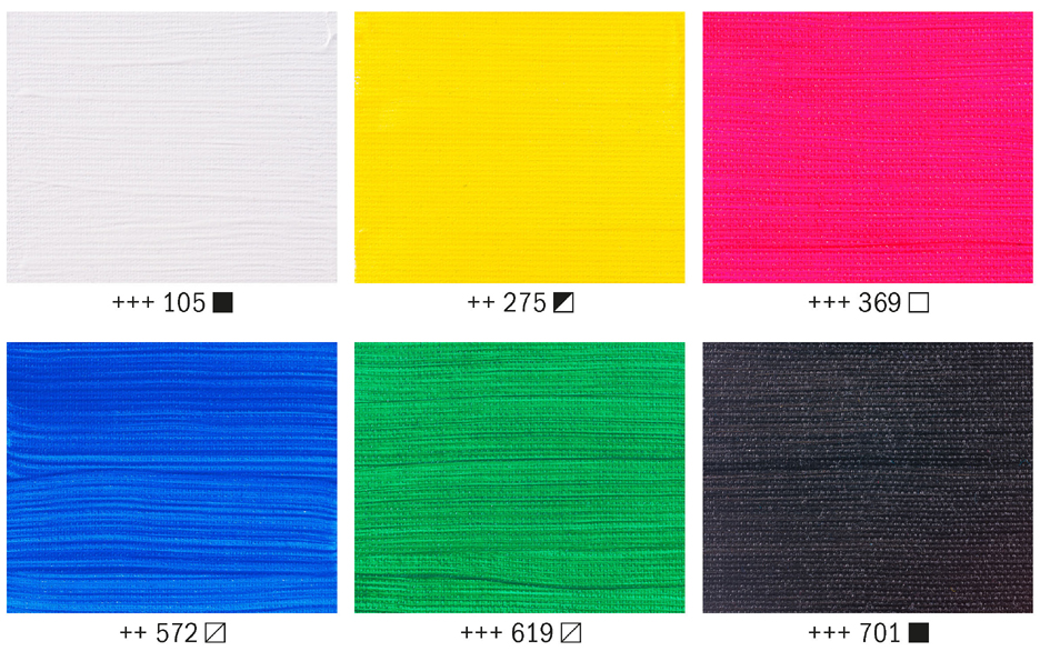 Aperçu des couleurs Primary Set