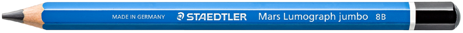 STAEDTLER Crayon graphite Mars Lumograph jumbo, dureté: 8B