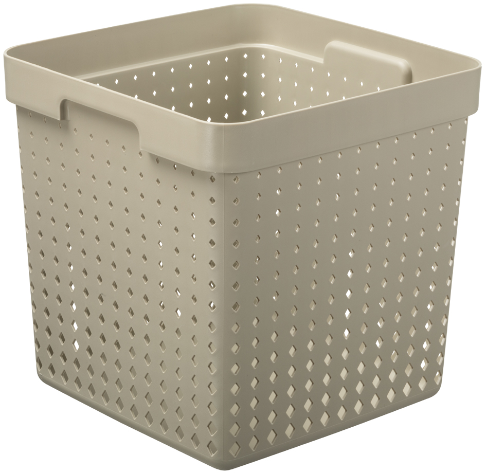 NHG Bac de rangement SEOUL BASKET XL, PP, beige