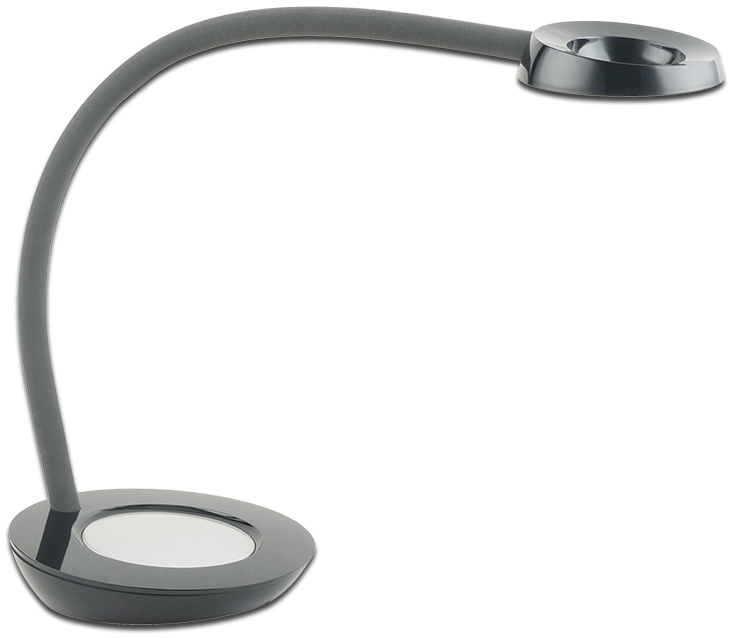 PAPERFLOW Lampe de table à LED TOBY, socle, noir